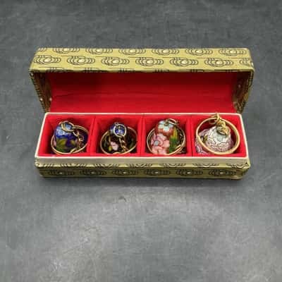 Chinese Cloisonné Enamel Bells
