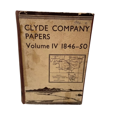 Clyde company papers volume one V 1846 to 50