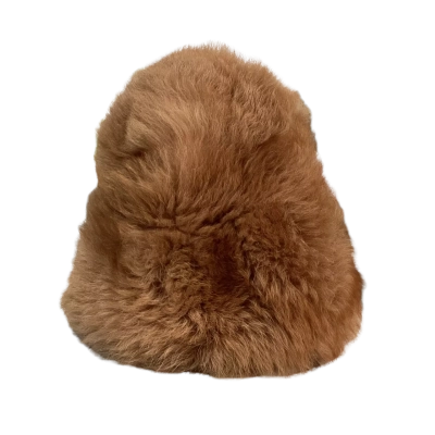Vintage Womens One Size Fur Hat Brown 