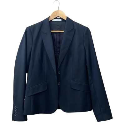 Rhodes & Beckett Black Wool Blazer Size 12