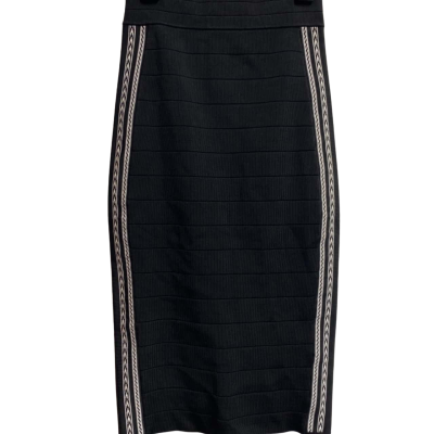 Karen Millen Womens  Size 1 Pencil Skirt Black  / White 