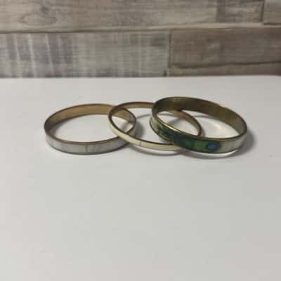 Set Of Three Multicoloured bangles 