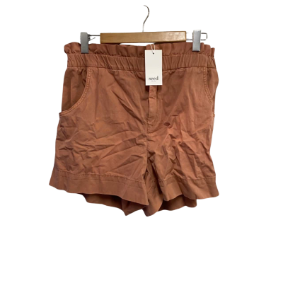 Seed Heritage Womens  Size 14 Chino Shorts Burnt Orange 