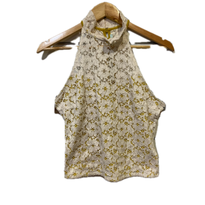 Kimchi Blue Womens Top Size S White / Yellow 