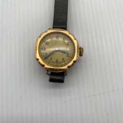  Womens vintage antique gold filled wrist watch