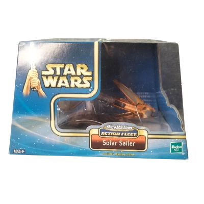 2002 NRFB Star Wars Micro Machines Action Fleet Solar Sailer with Display S4. In the Box.