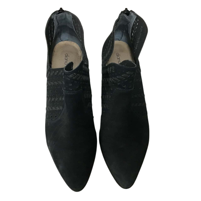 Diana Ferrari Womens  Size 9 Black Ankle Boots