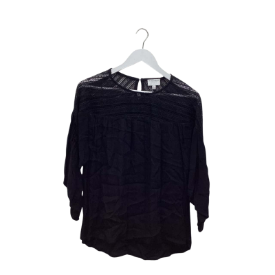 Witchery Size 8 Pretty Black Top with Lace detail