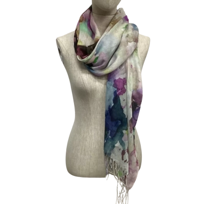 Gregory Ladner One Size Scarf Blue / Green / Purple 