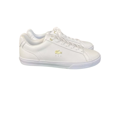 Lacoste Womens Leather Size USA 9 Sneakers White 
