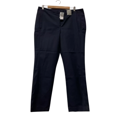 Jacqui-E Womens  Size 16 Ankle Length Pants Navy Blue 