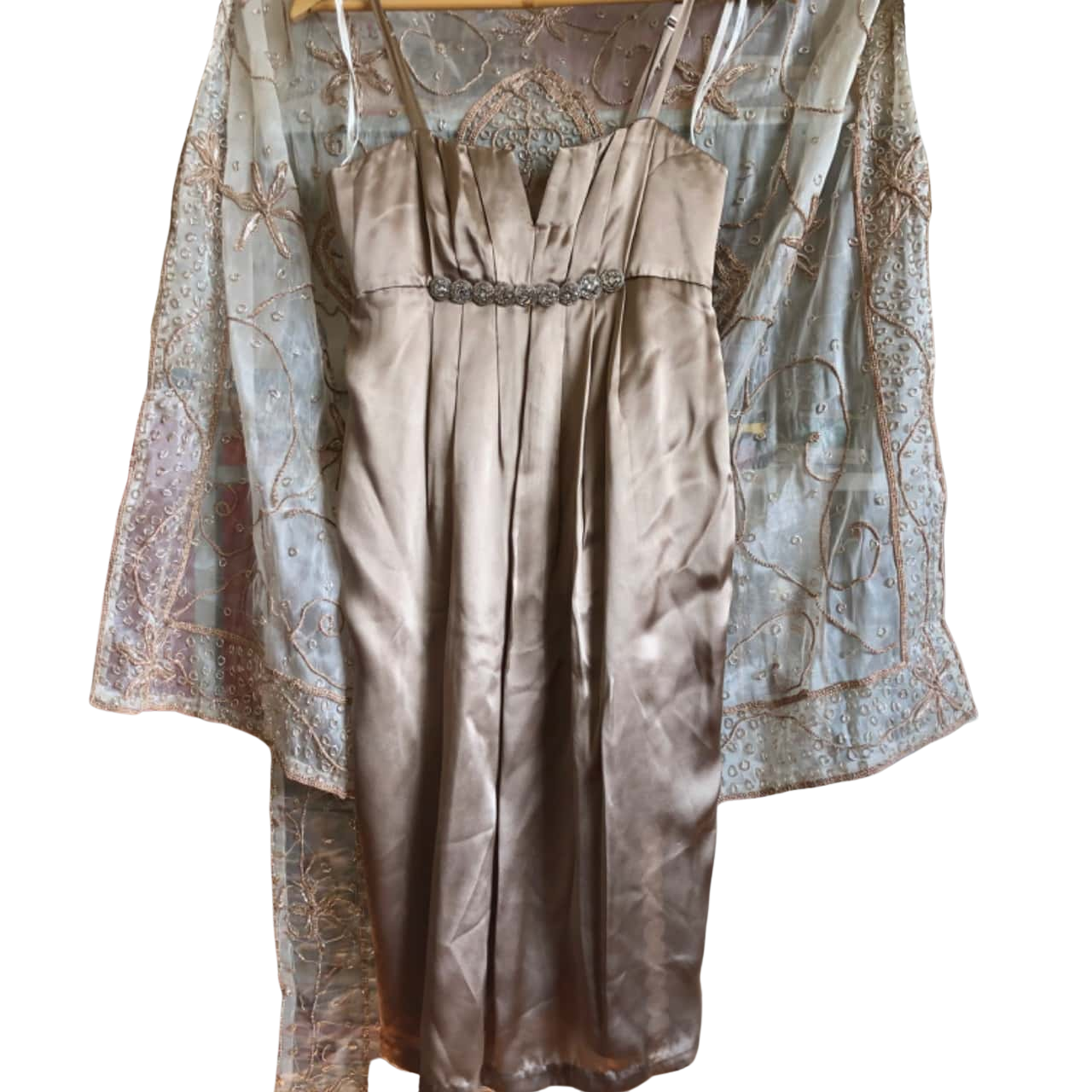 Size 8 Cocktail Dress Champagne Beige