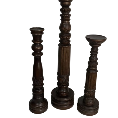 3 Candel Holders 