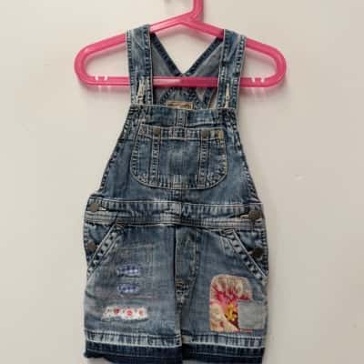 Polo Ralph Lauren Girls Dungaree Dresses - Age 2