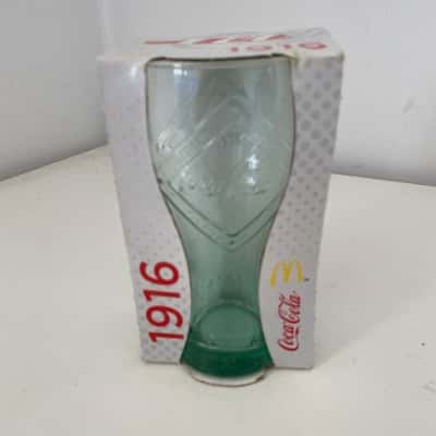 1916 Coca Cola Glass 100th Anniversary Contour Bottle *McDonalds Limited Edition