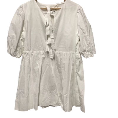 Indikah Womens  Size 12 Mini Dress White 
