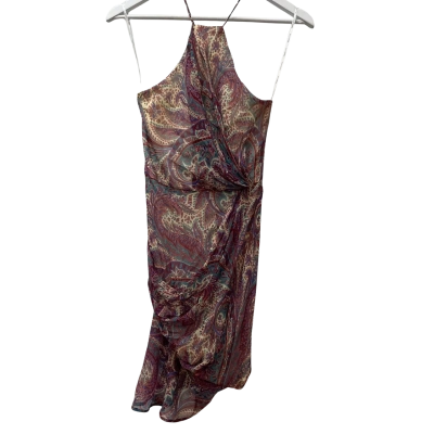 Zimmermann Women's  Size 0 Floral Drape Dress Multicoloured 