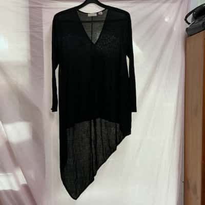 Sass & Bide Womens  Size XS Long Sleeve Top Black  