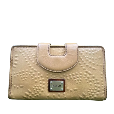 Mimco Light Brown Leather Clutch