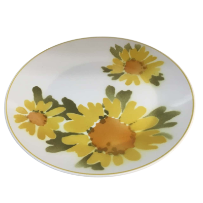Mikasa Cena Stone Dolly Japan Yellow Floral Dish Approx 31cm diameter