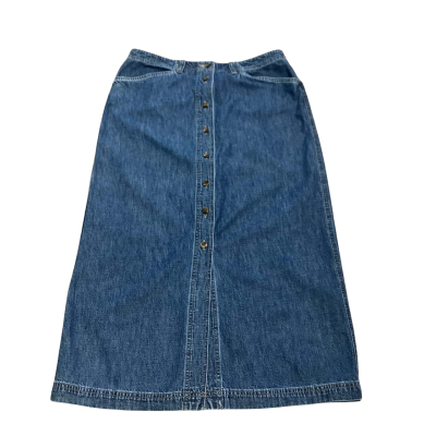 Retro Jones Sport Denim Size 14 Maxi Skirt 