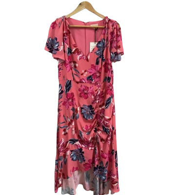 Portmans Signature Womens  Size 16 Ruched Detailing Floral Dress 