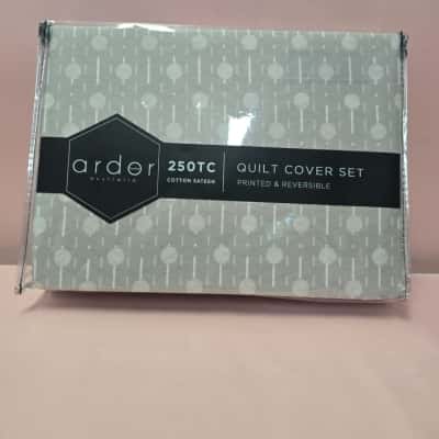 Ardor Lilly Lilac Double Quilt cover set 