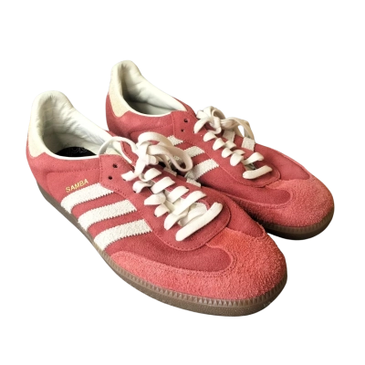 Adidas Samba OG Tal Better Men's Size 11.5 UK. Sneakers Color: Scarlet Off White. No Box. Really good Condition.