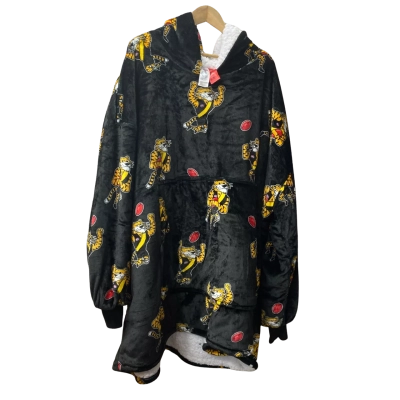 AFL Richmond Tigers Mens  Size One Size Parka Oodie Black  