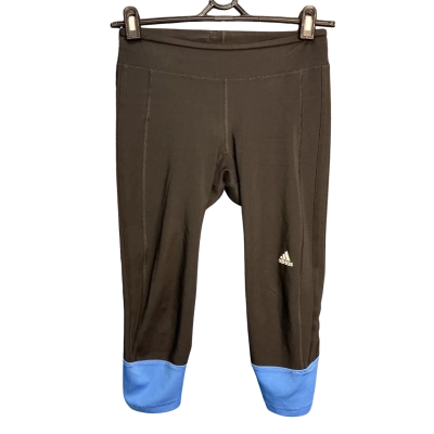 Adidas Womens  Size XS Leggings Black  / Blue 
