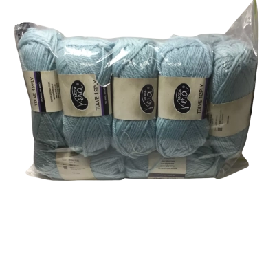 12 x Blue Wool Blend Alpaca Skeins