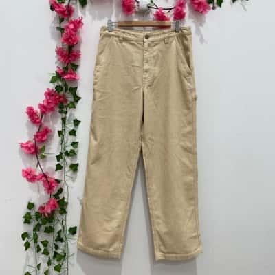 Billabong Womens Corduroy Pants Size 30 Beige 
