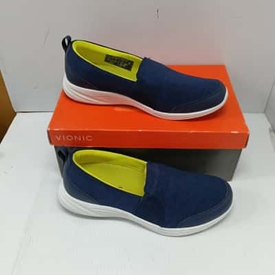 Vionic ‘Agile Memory’ Navy Walking Shoes – Size 9/42 BNIB #Vionic #WalkingShoes #ComfortShoes