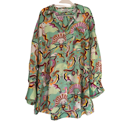 Bohemian Traders  Oversize Retro Style Shirt.  Size 1 