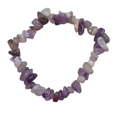 Amethyst Crystal Chip Bracelet