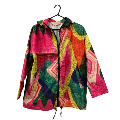 WOMENS GIRMAN & LIZ PAYNE RAIN HOODIE. SIZE S/M