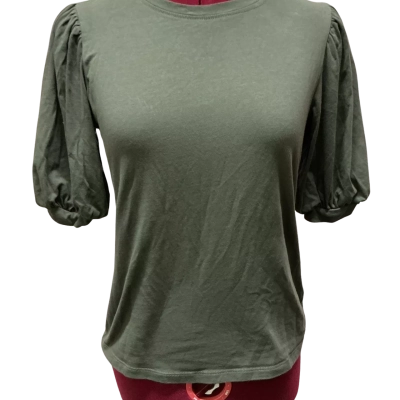 Tokito Womens  Size 10 Short Sleeve Top Olive 
