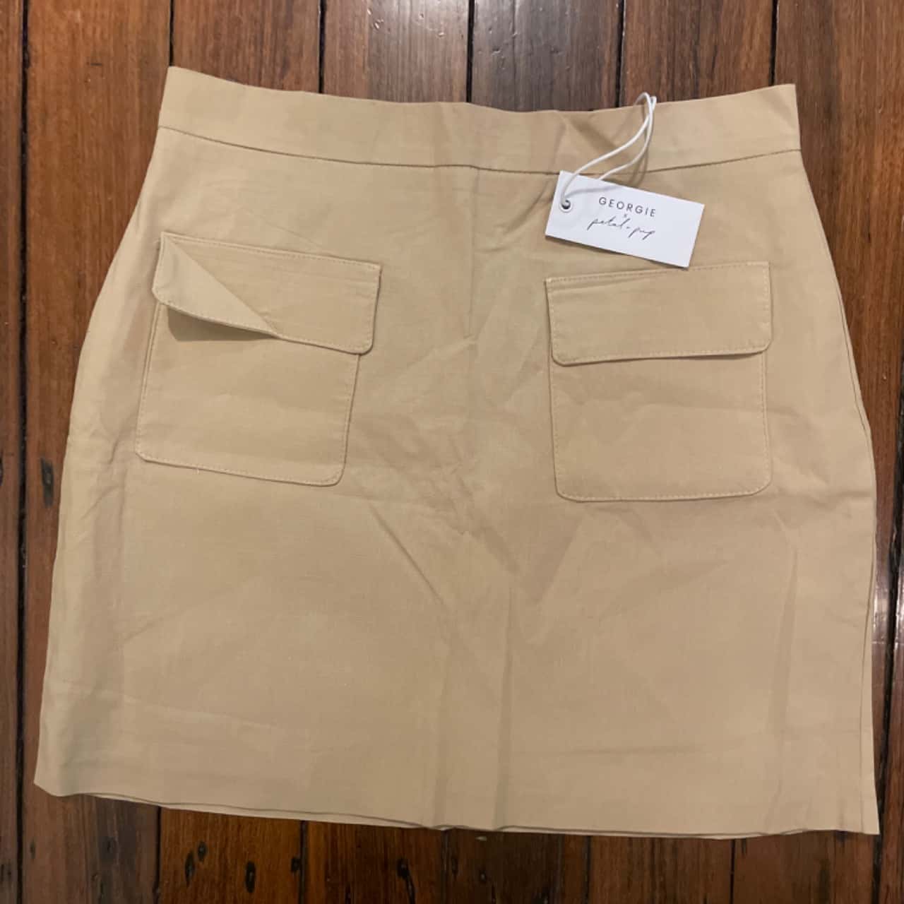 Petal + Pup Womens Size L Knee Length Beige (s)