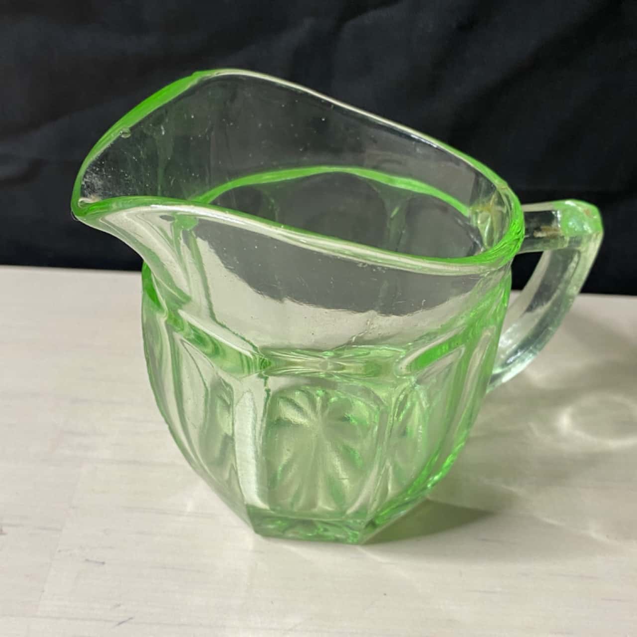 Pink Decorative Sweet Plate Green Glass Mini Jug s pink-decorative-sweet-plate-green-glass-mini-jug-s