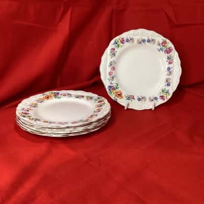 Vintage James Kent Old Foley Side Plates - Set of 5