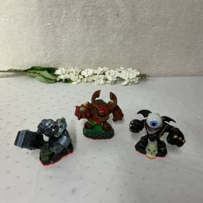 Collection of 3 AciVision Skylander Giants Character Figures
