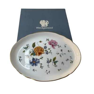 Wedgwood ‘Rosemeade’ 24cm Oval Dish - Floral Design
