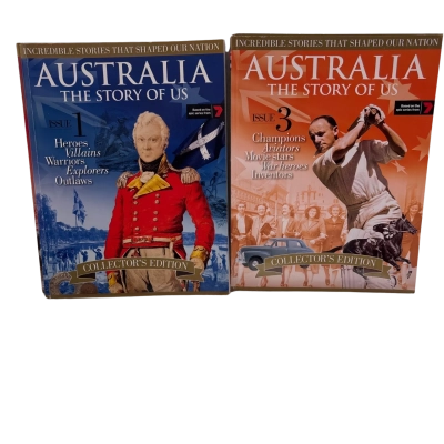 X4 Magazine style books - x4 - AUSTRALIA THE STORY OF US 