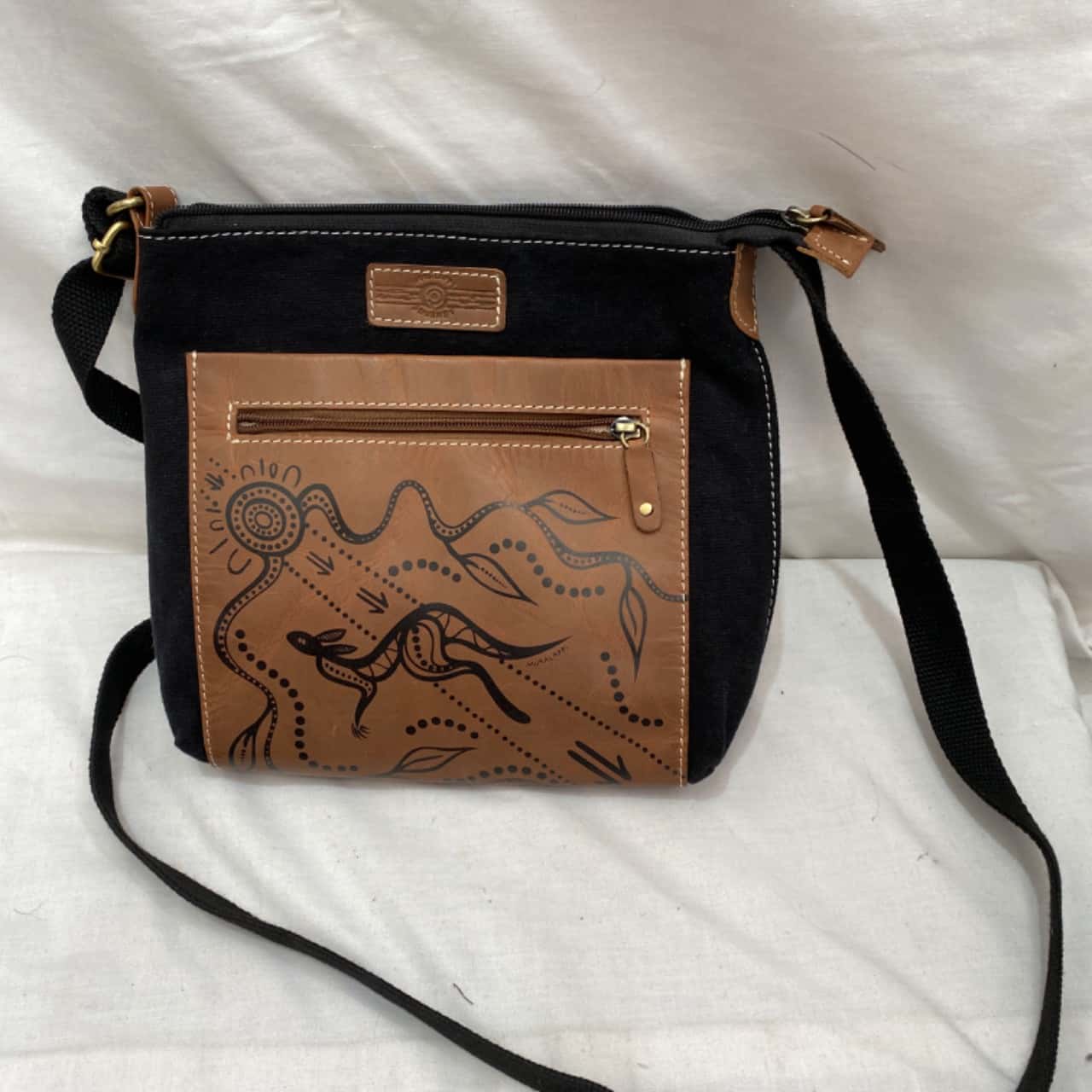 Indigenous Paisley - Sky Shoulder Handbag