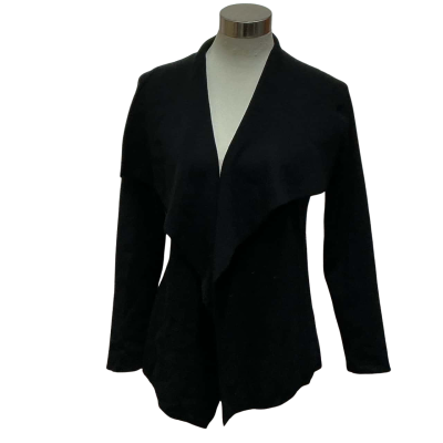 David Lawrence Womens  Size S Cardigan Black  