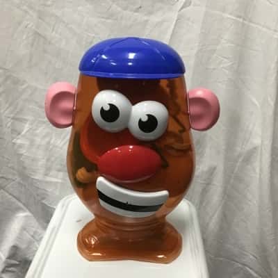 Mr. Potato Head Hasbro 14" Large Storage Holder and  37 Pieces