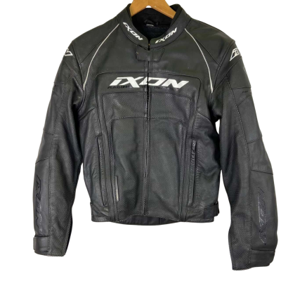 Ixon Fueller 2.0 Black Leather Motorcycle Jacket