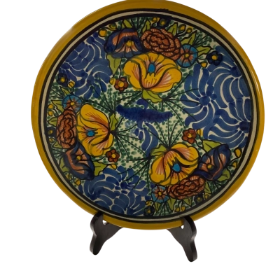 Hand painted Mexican platter
