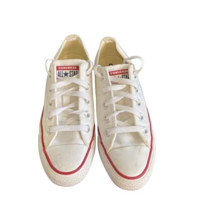 Converse Womens Size 4 White 