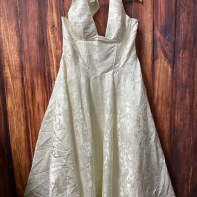 Babyboo Womens  Size L White Dress New